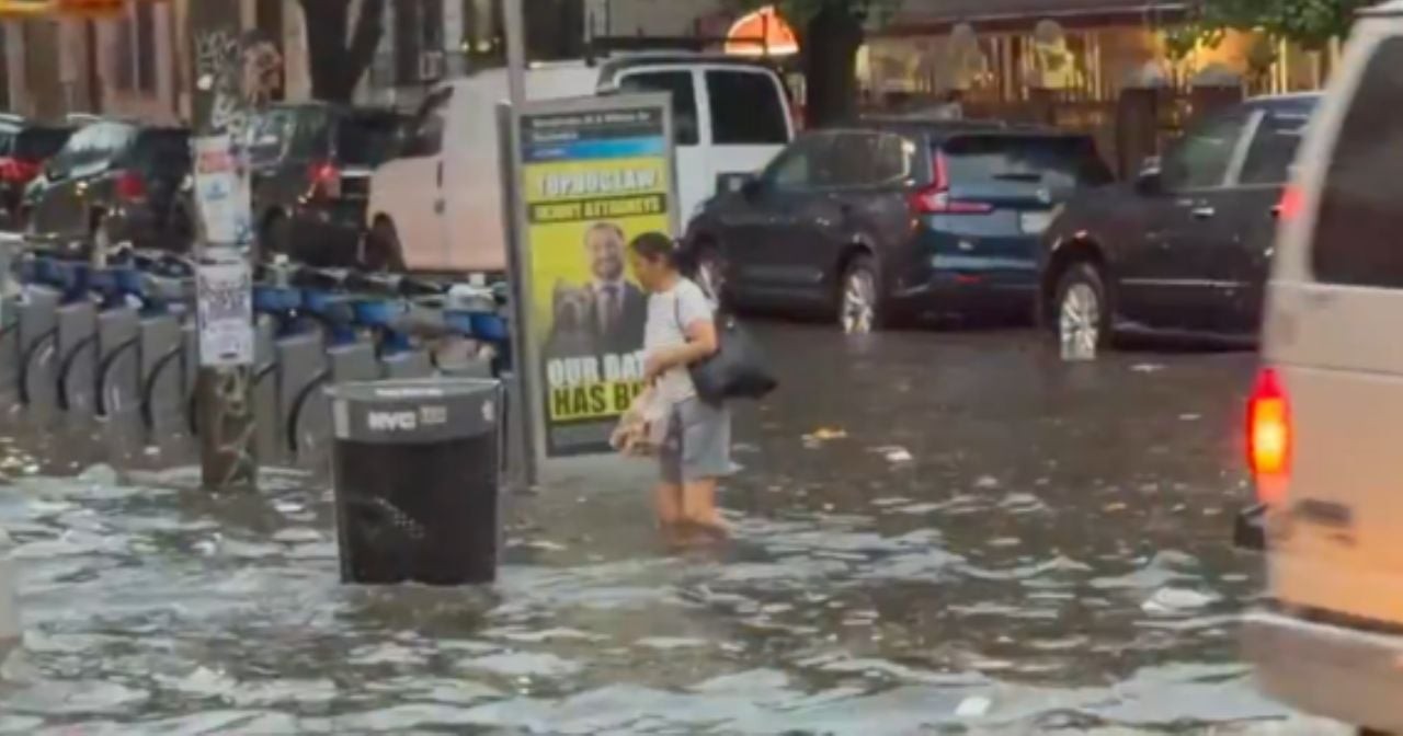 Tormenta inunda Nueva York y deja a miles sin luz