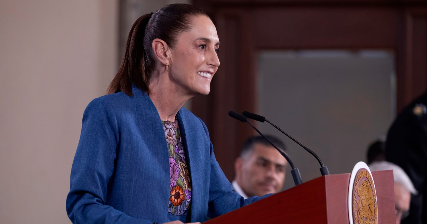 Presidenta Sheinbaum destaca reducción de 49% en homicidios dolosos