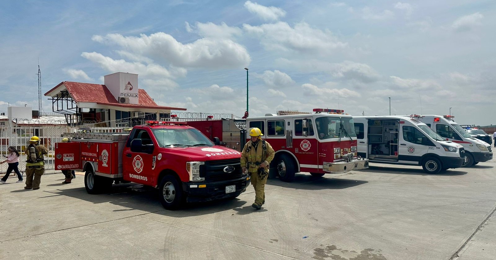 Realiza PEMEX simulacro de incendio en Monclova