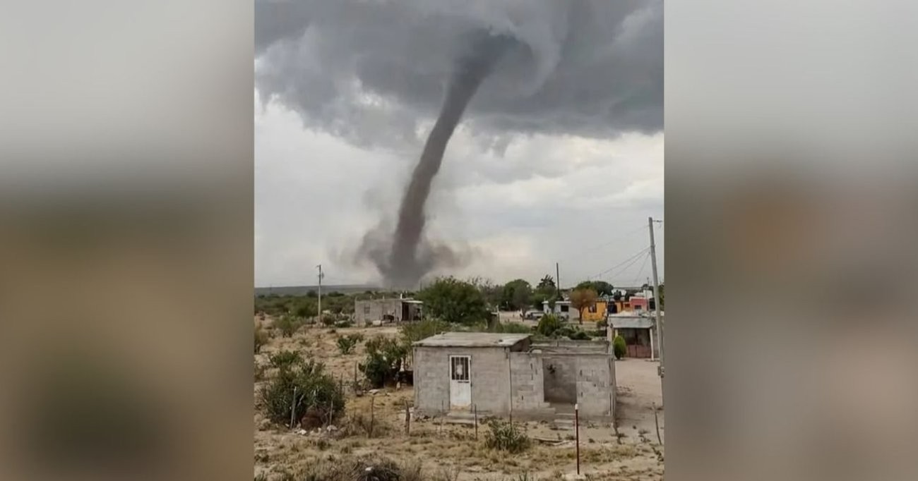 Captan tornado entre los municipios de Acuña y Zaragoza