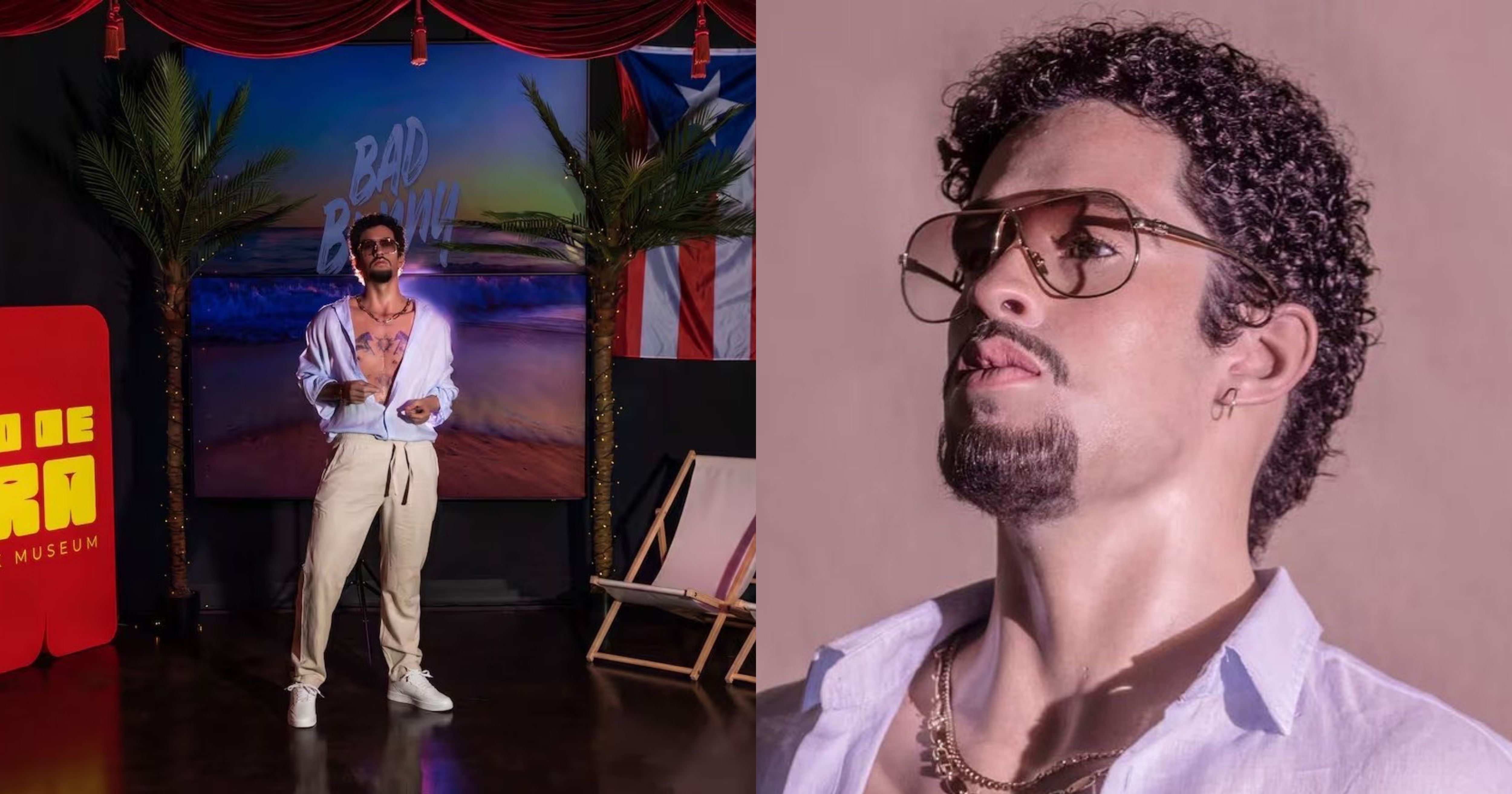 ¡Es idéntico! Bad Bunny recibe su figura en el Museo de Cera de Madrid
