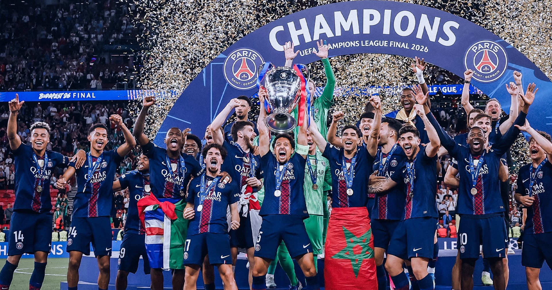 PSG vence al Arsenal y se proclama bicampeón de Champions League 