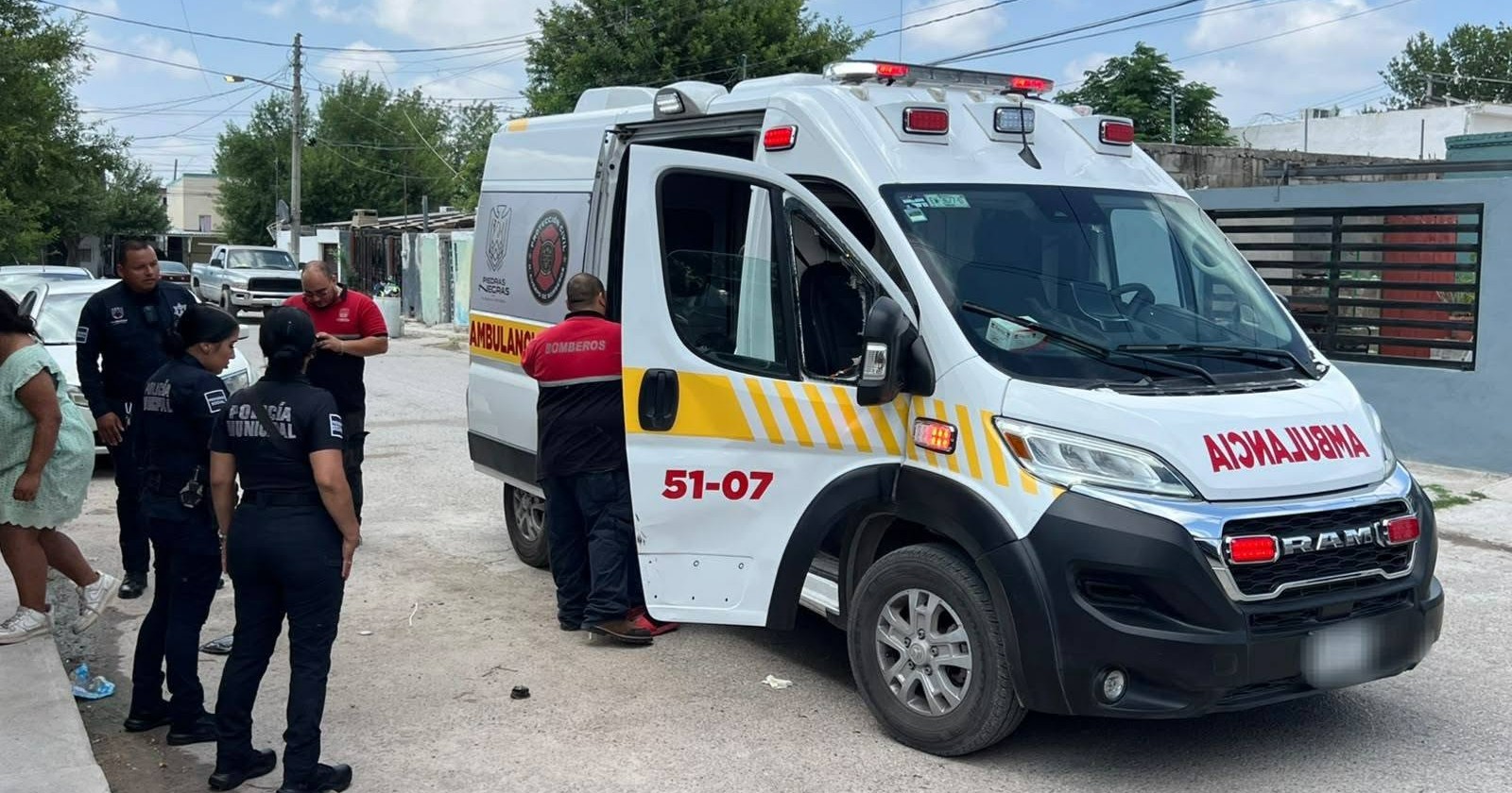Hombre es atacado con arma blanca en la colonia Valle del Norte de Piedras Negras