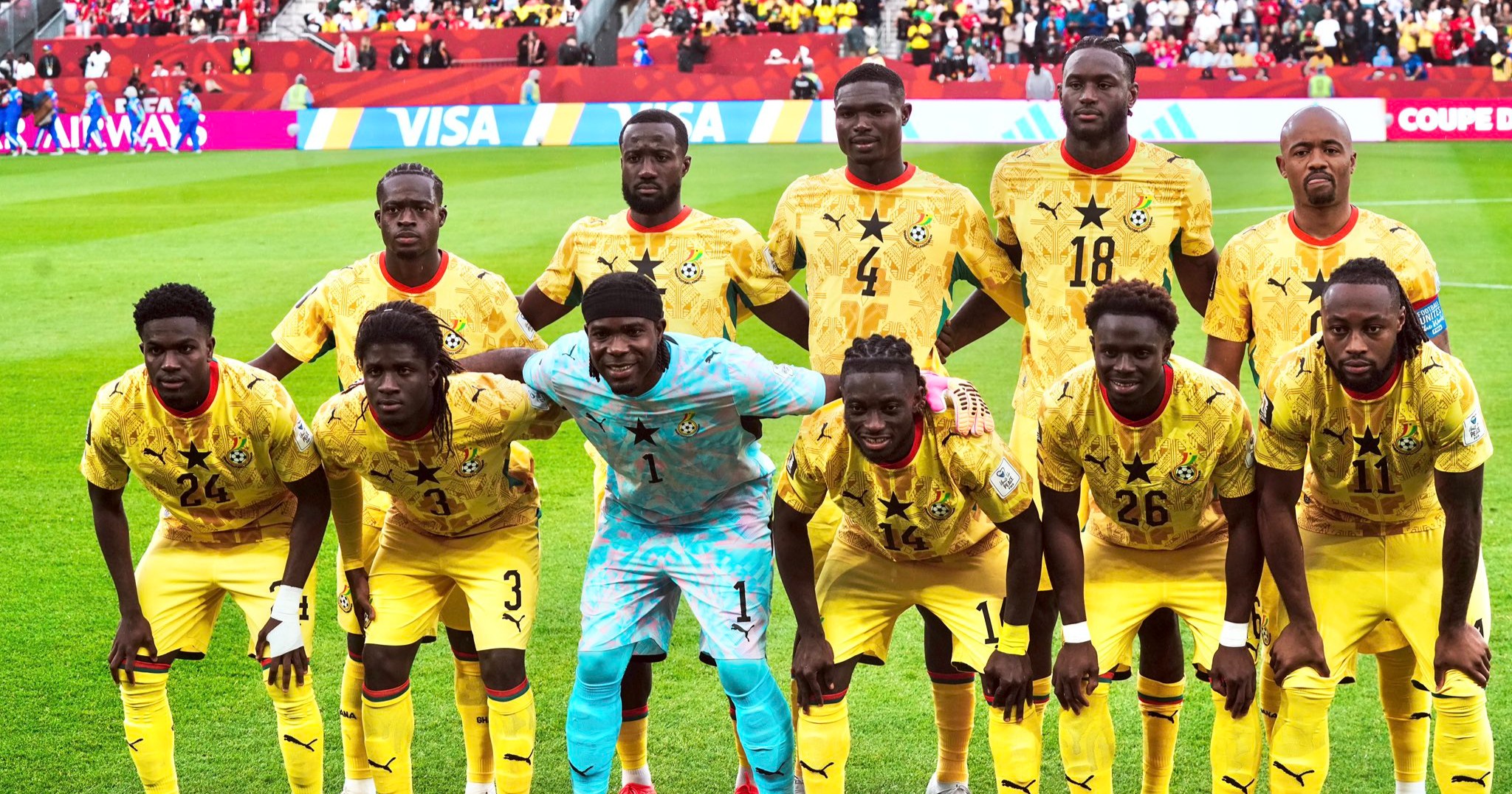 Ghana rompe el empate al minuto 95 y derrota a Panamá en Toronto