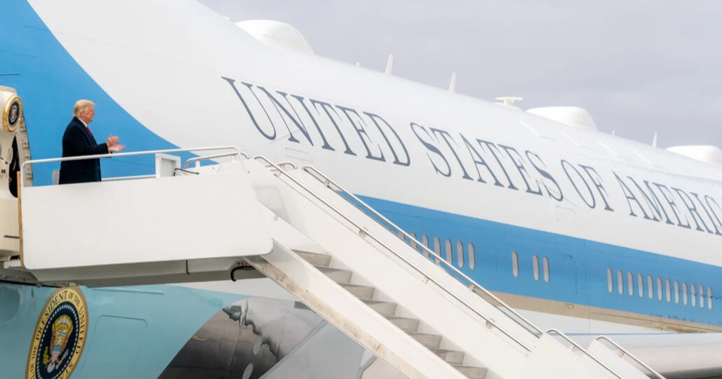 Trump retira el Air Force One y volará en avión donado por Qatar