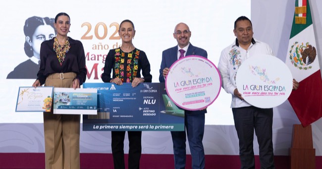 Claudia Sheinbaum presenta “La Gran Escapada” con descuentos para viajar en todo el país