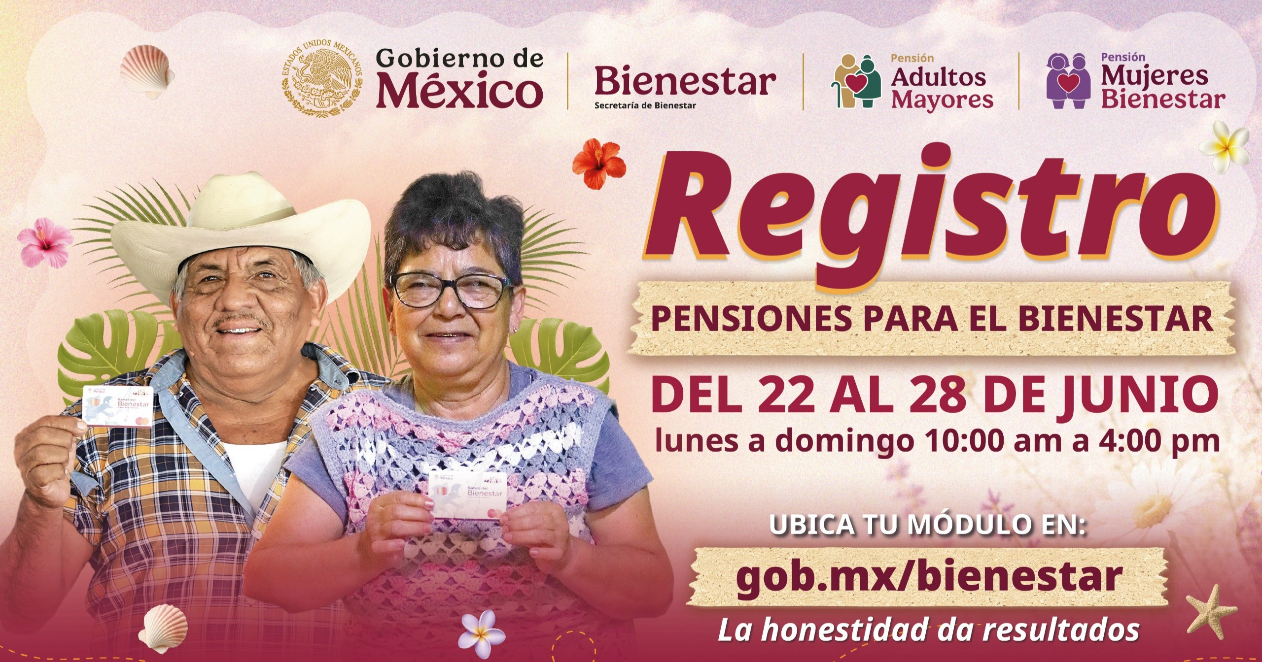 Abren registro para Pensiones del Bienestar