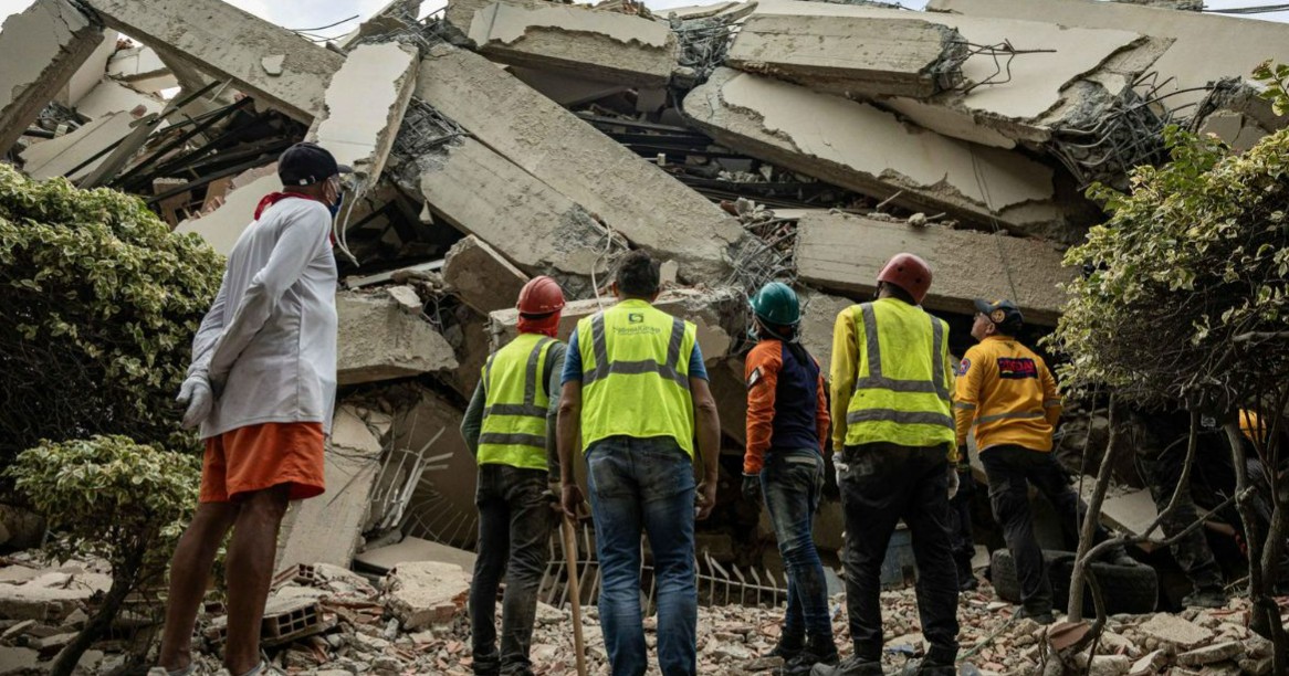 Sube a 1,719 cifra de fallecidos tras terremotos en Venezuela