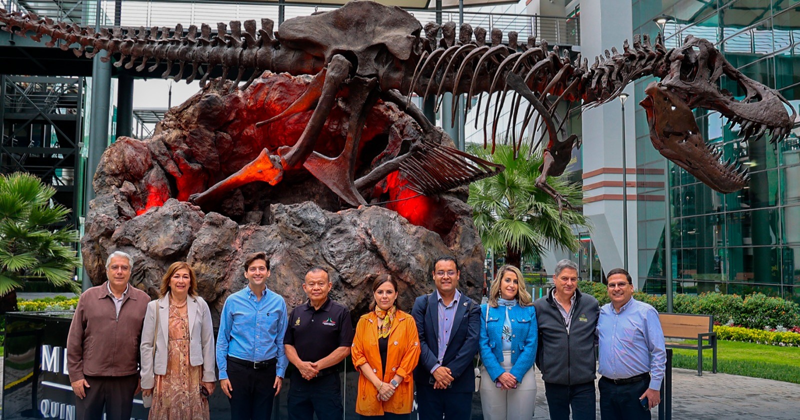 Coahuila, tierra de dinosaurios, llega al AIFA con la exposición ‘Pasajeros del Tiempo’