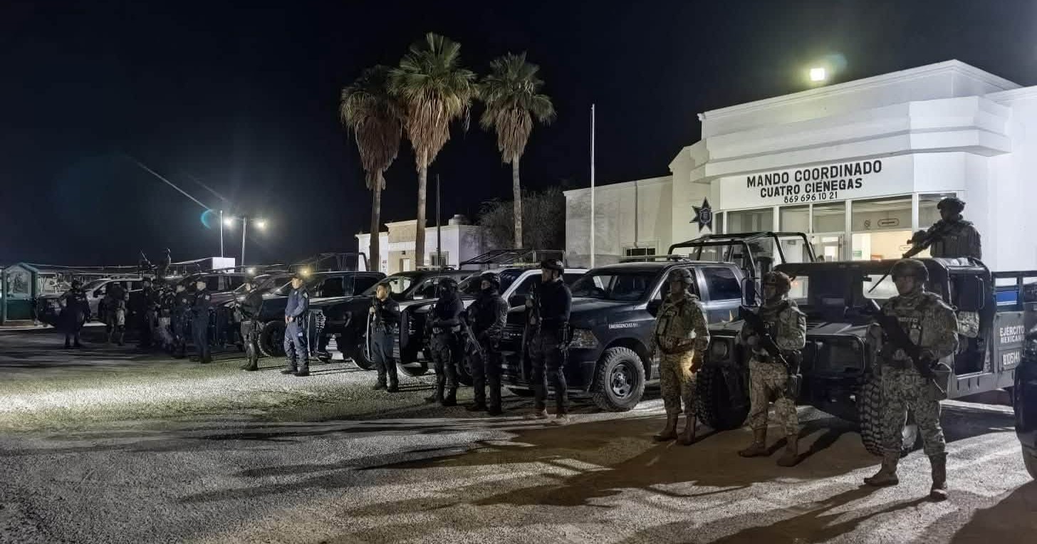 Aseguran cartuchos y droga en operativos de seguridad en Coahuila