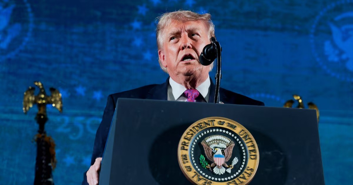 Trump defiende valores de Estados Unidos en el 250 aniversario de su independencia