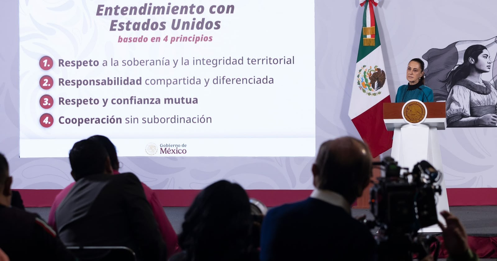 Nosotros nunca vamos a hacer acuerdos con la delincuencia organizada: presidenta Claudia Sheinbaum