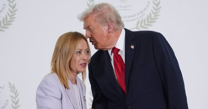 Trump reconoce a Giorgia Meloni y reitera su postura sobre la OTAN