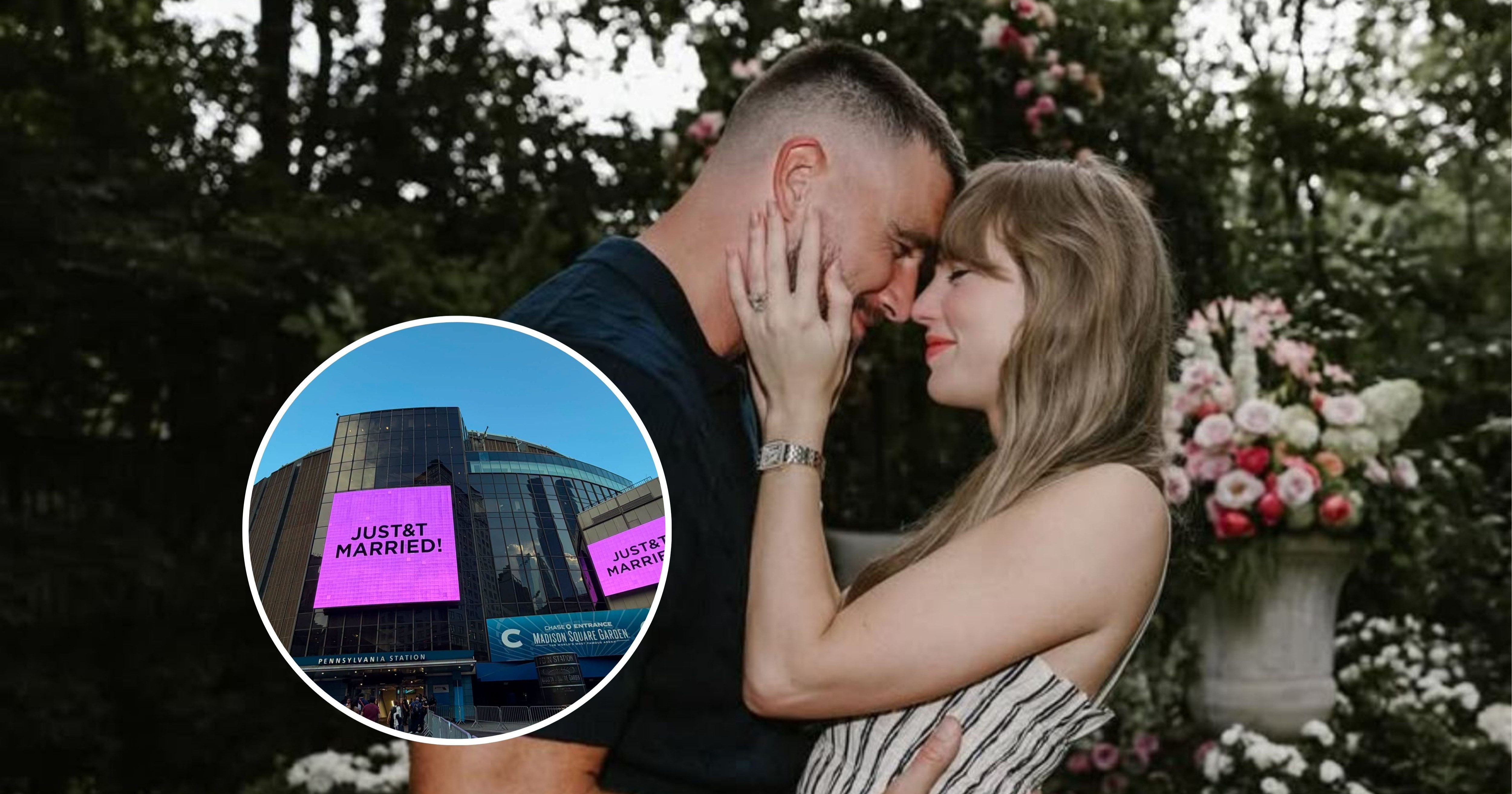 Basura de la boda de Taylor Swift y Travis Kelce es vendida como recuerdo