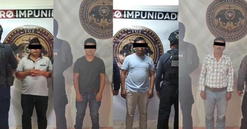 Detienen a cuatro hombres por presunto abuso sexual contra un menor en Chiapas 