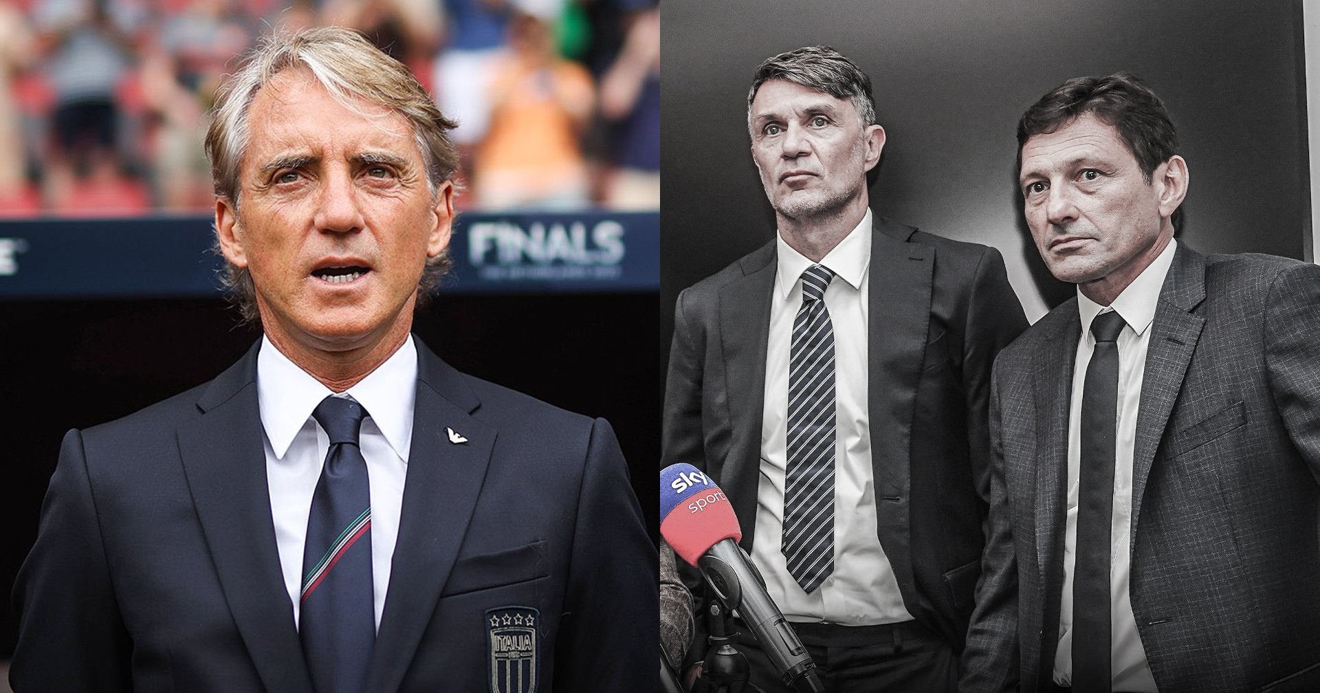 ¡Adiós Maldini!; Italia se renueva con la llegada de Roberto Mancini y Claudio Ranieri 