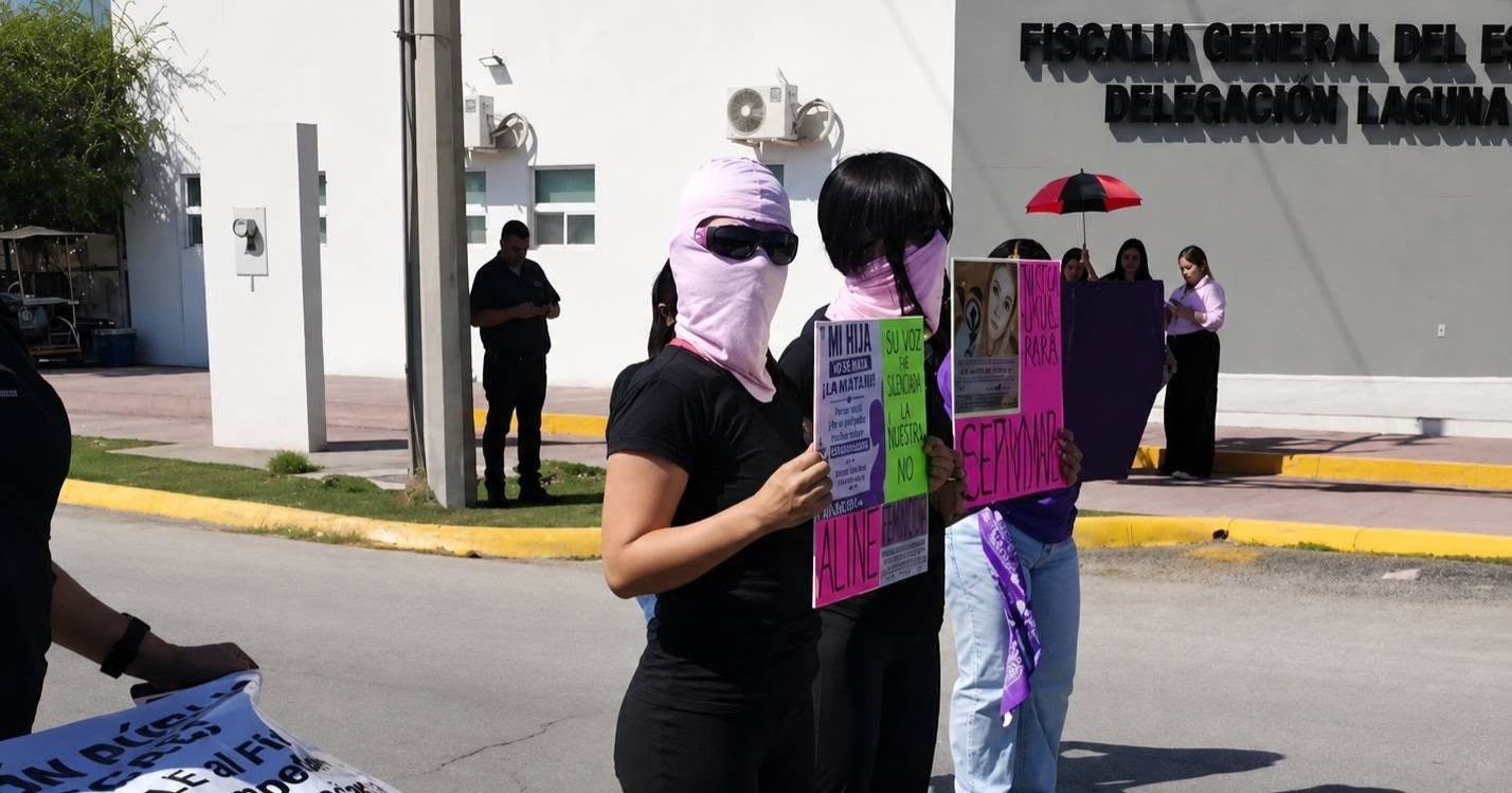 Protestan en Torreón para exigir justicia por feminicidios