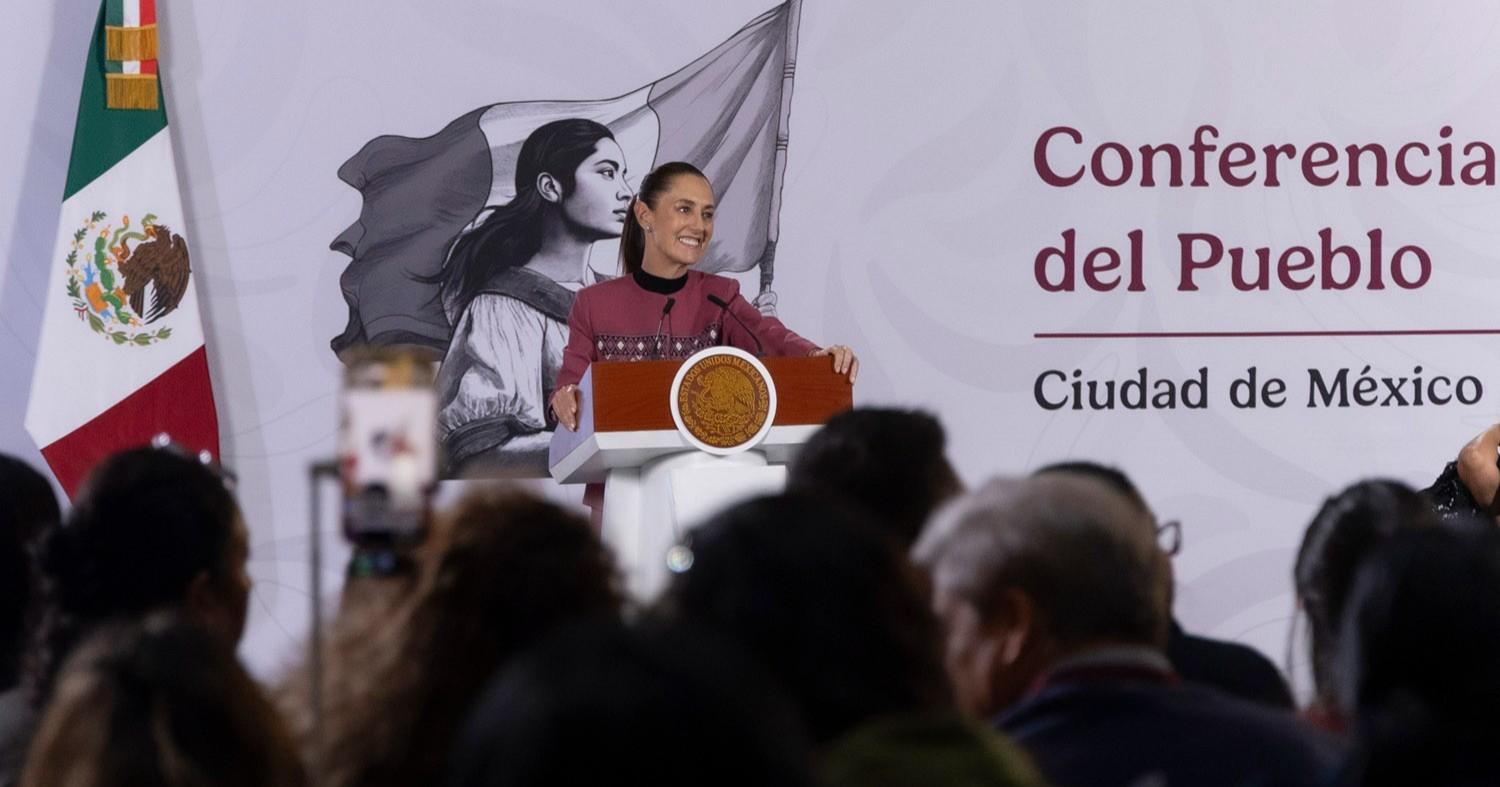 Presidenta Sheinbaum destaca crecimiento del PIB de 2.1% anual durante el segundo trimestre de 2026