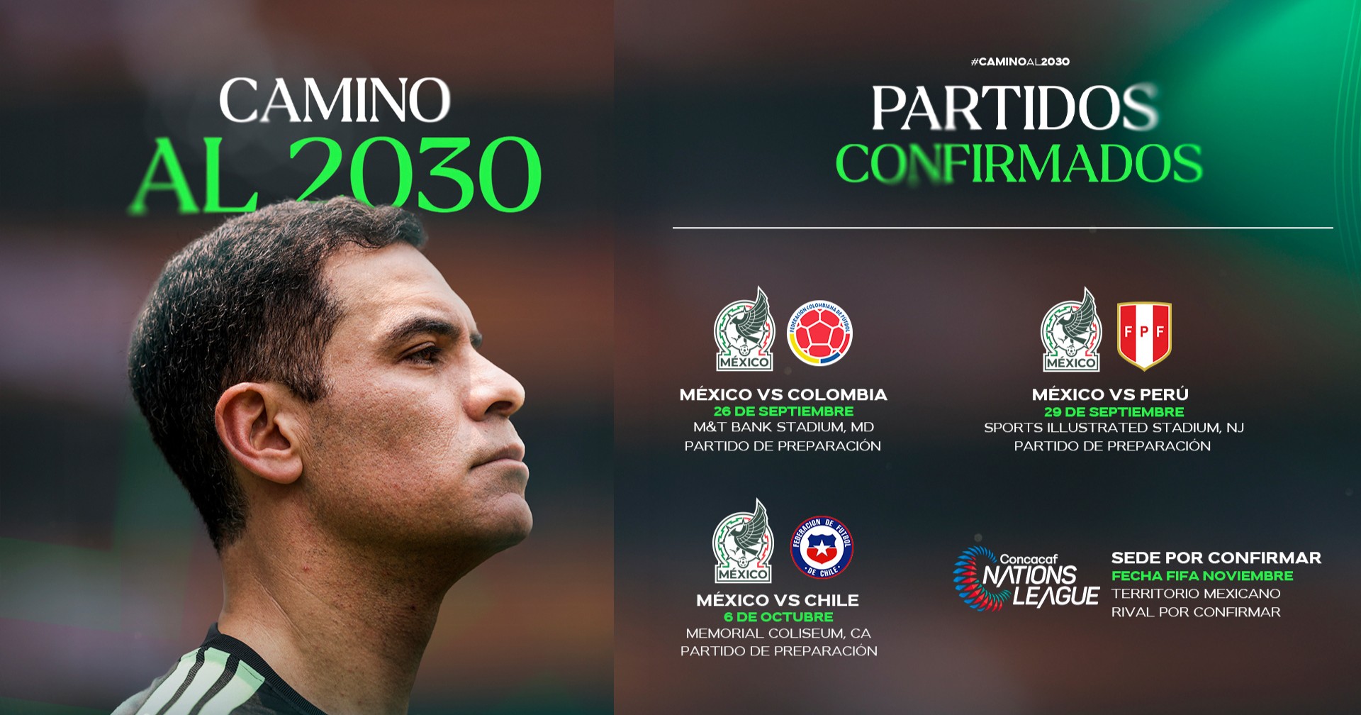 ¡Contra Conmebol!; Confirman los rivales de México para el debut de Rafa Márquez como entrenador