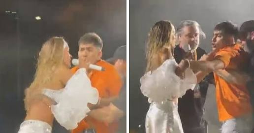Seguridad interviene tras incidente con Karol G en concierto