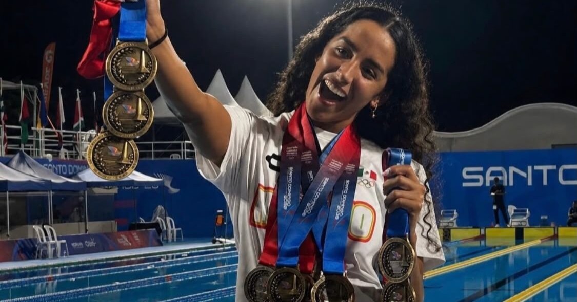 La atleta mexicana que rompió récord de medallas para México en los Juegos Centroamericanos