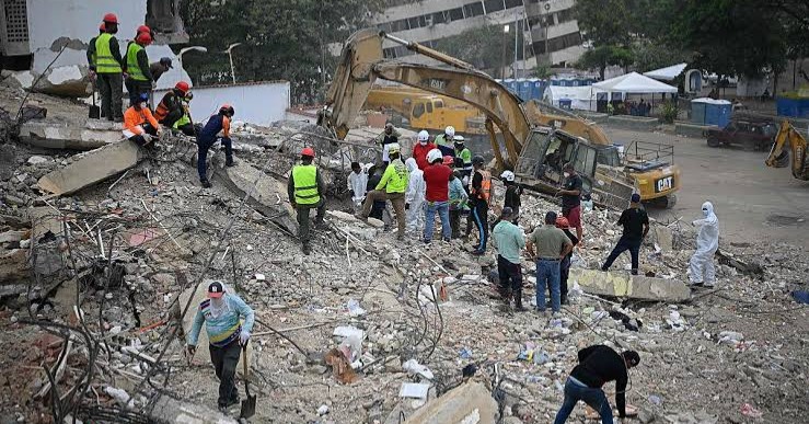 Aumenta a más de seis mil la cifra de fallecidos tras sismos en Venezuela