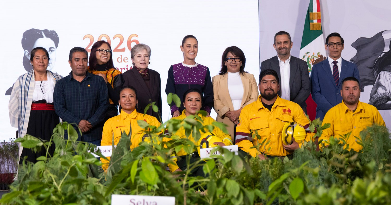 Presidenta Claudia Sheinbaum presenta Jornada Nacional de Reforestación 2026