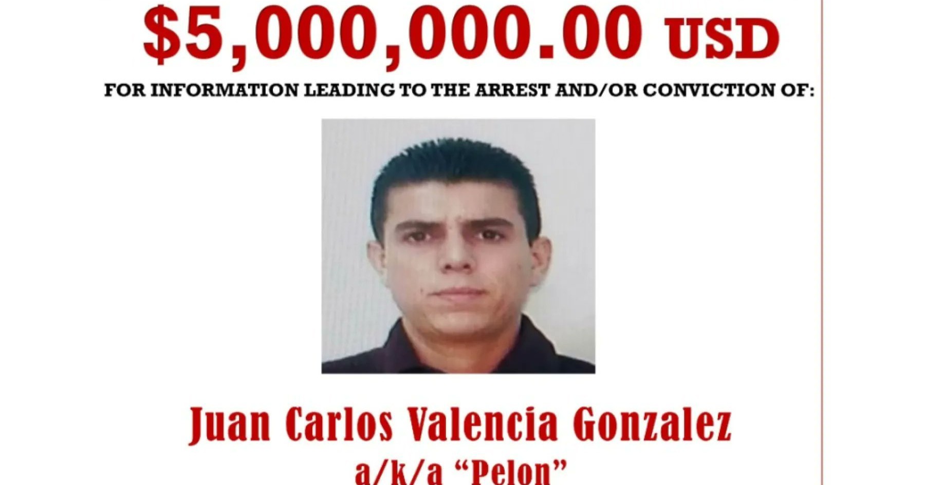 Estados Unidos aumenta a 25 millones de dólares recompensa por sucesor de "El Mencho"