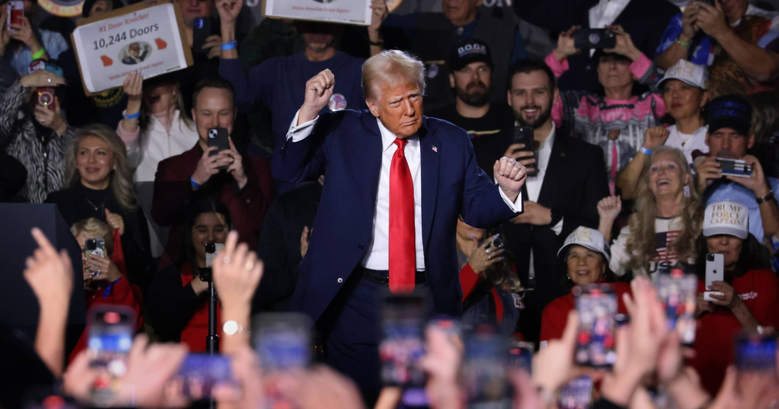 Donald Trump afianza estrategias del Partido Republicano en rally de Las Vegas