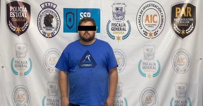 Dictan prisión preventiva para estadounidense acusado de triple crimen en Saltillo