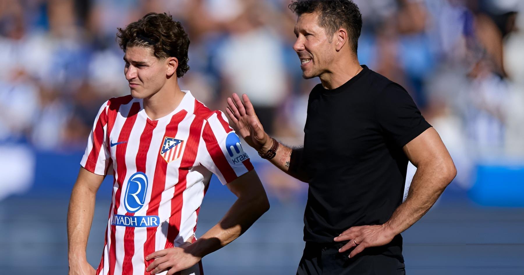Julián Álvarez le pide a Simeone salir del Atlético de Madrid rumbo a Barcelona