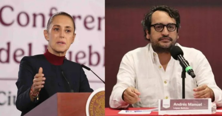 Presidenta Sheinbaum cuestiona cancelación de la visa de Andy López Beltrán