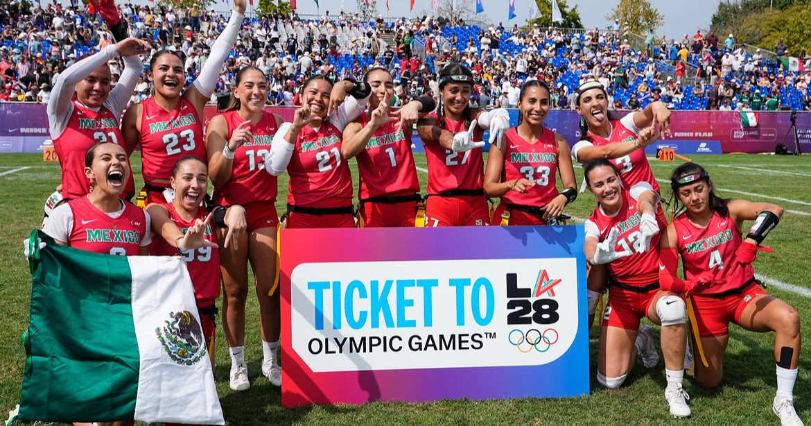 ¡México hace historia! Femenil logra boleto a Los Ángeles 2028 en Mundial de Flag Football
