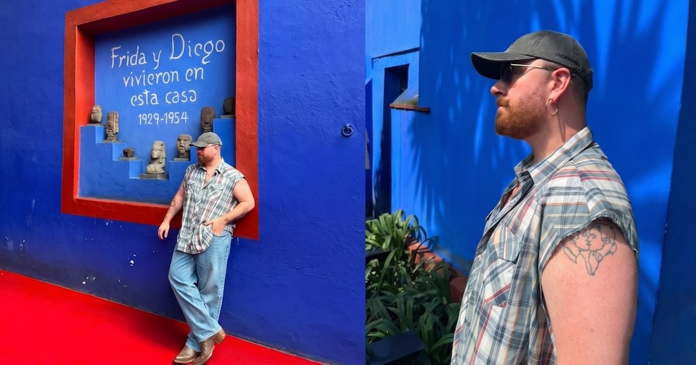 Sam Smith visita el Museo Frida Kahlo durante su estancia en México