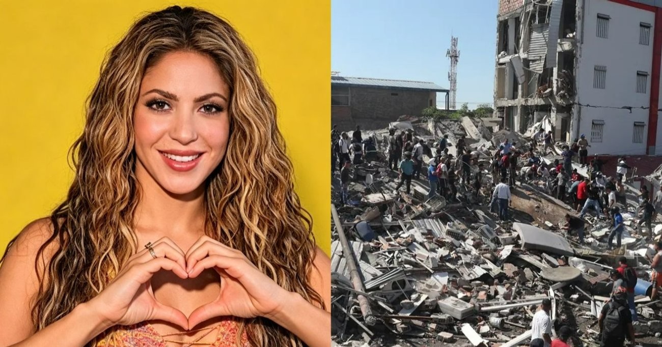 Visita Shakira zona afectada por terremoto en Colombia y lleva apoyo a comunidades
