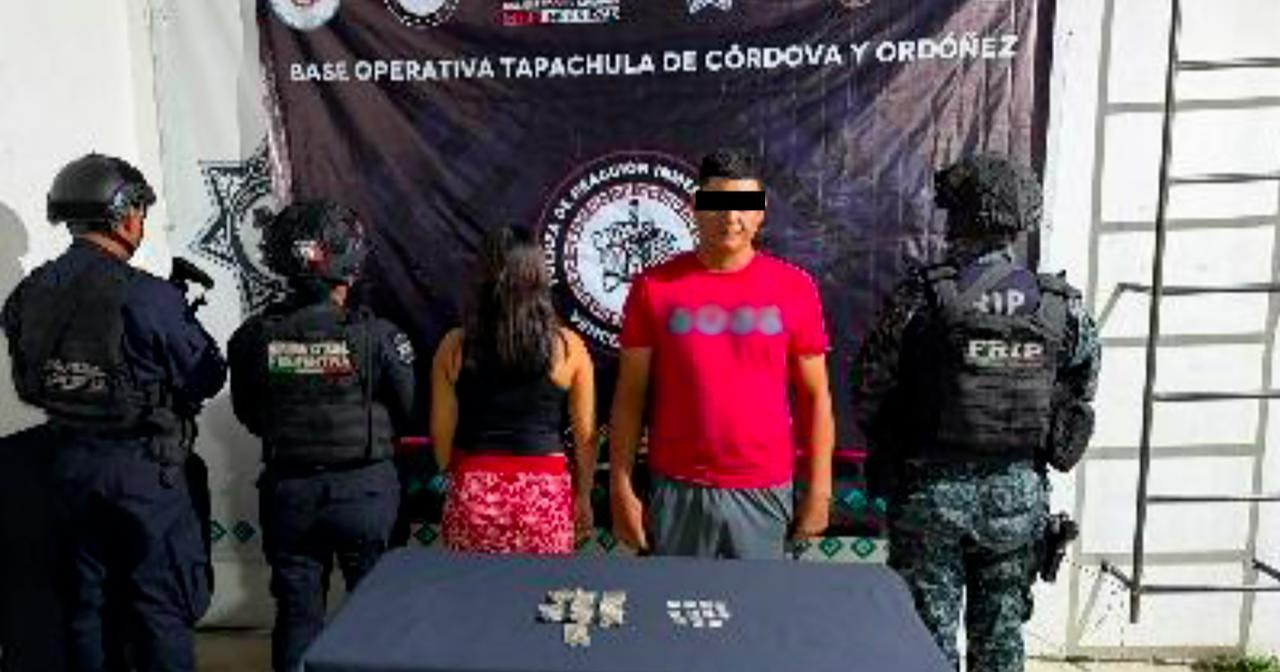 Detienen a nueve personas durante operativos de seguridad en Chiapas