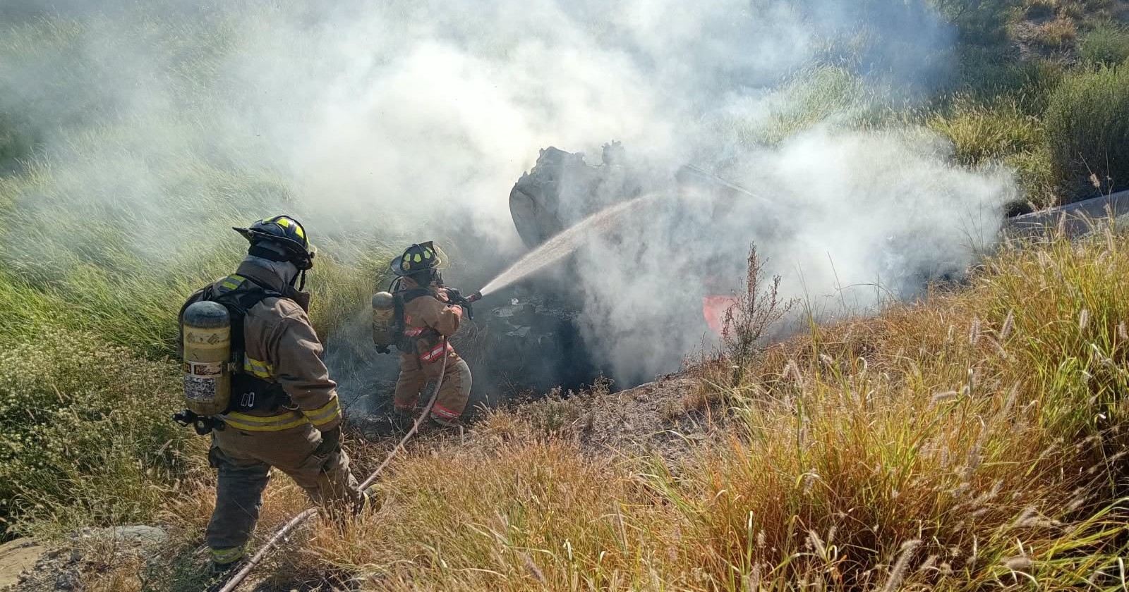 Pierde la vida calcinado tras accidente en la carretera Santa Cruz - Ojo Caliente
