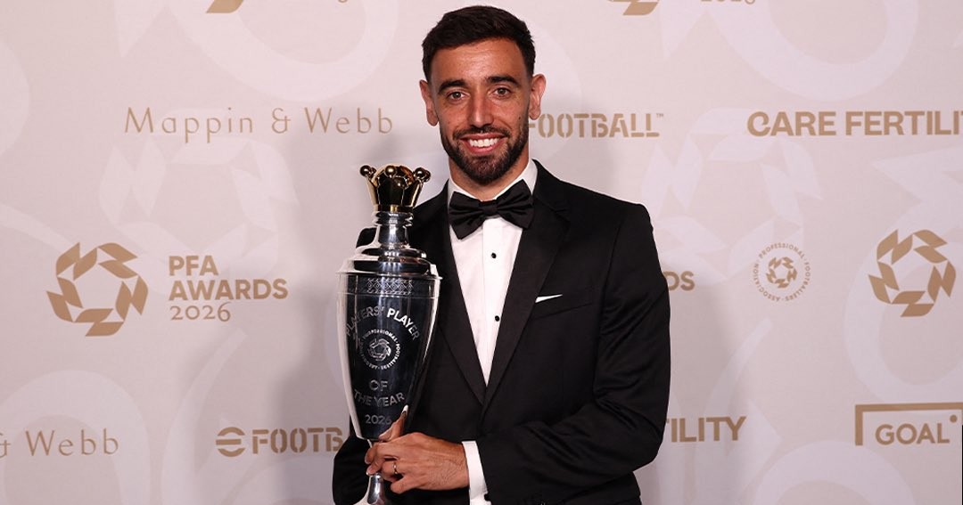 Bruno Fernandes se consagra como el Jugador del Año de la PFA en Inglaterra