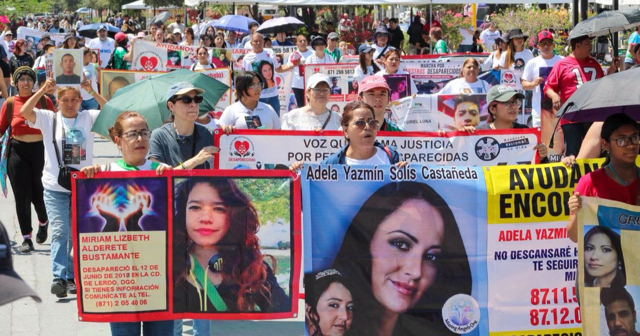 Colectivos de Torreón conmemoran el Día Internacional de las Víctimas de Desapariciones Forzadas