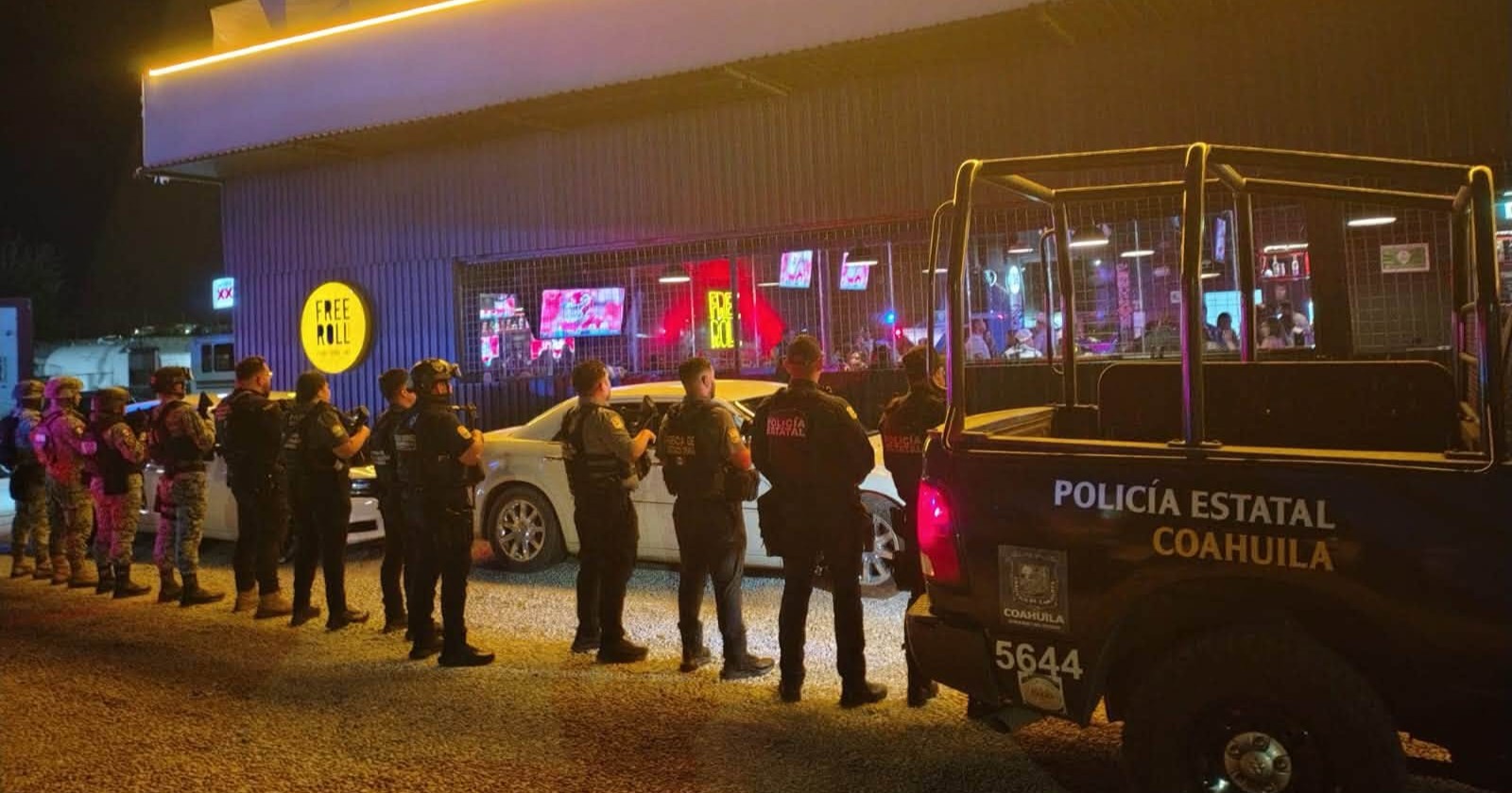 Bares y centros nocturnos de Piedras Negras quedan bajo vigilancia en operativo de seguridad