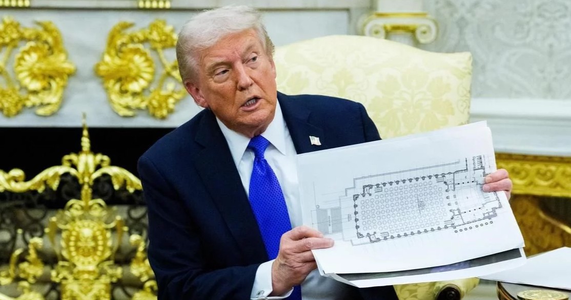 Trump celebra fallo judicial que permite continuar obras en la Casa Blanca