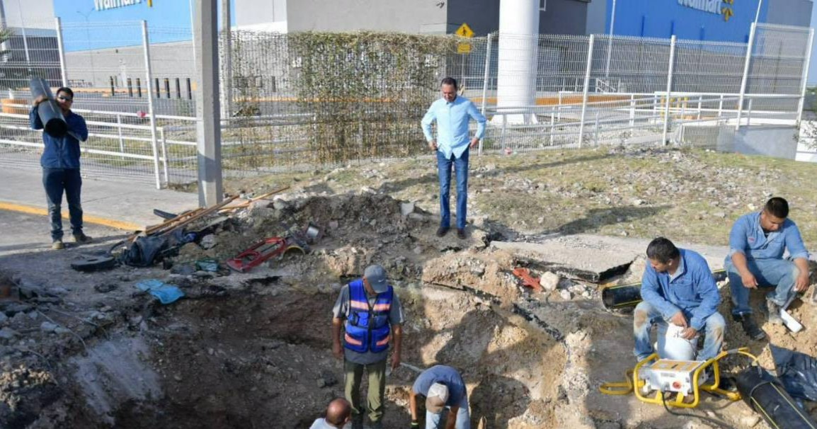 Autoridades atienden fuga de gas empresarial en Acuña