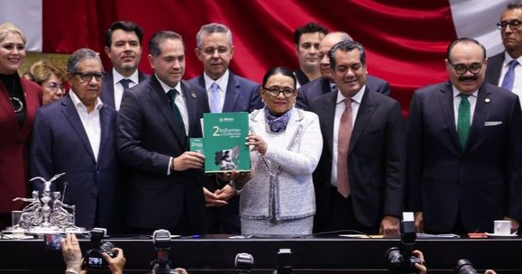 Entrega Segob segundo informe de gobierno de la presidenta Claudia Sheinbaum al Congreso de la Unión