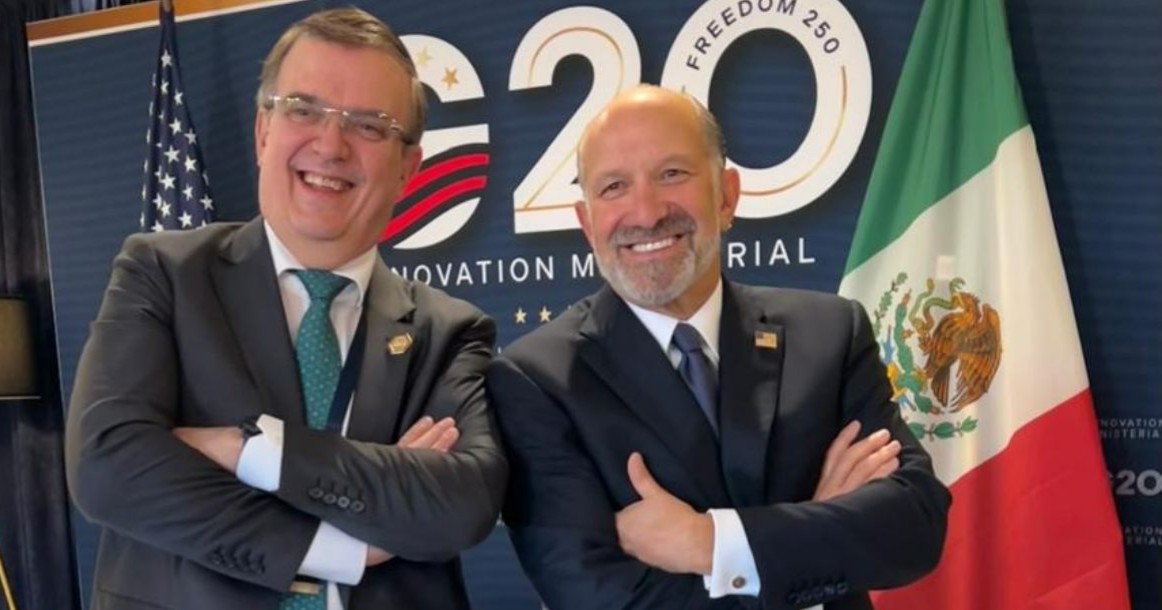 Ebrard y Lutnick abordan comercio e innovación durante reunión del G20