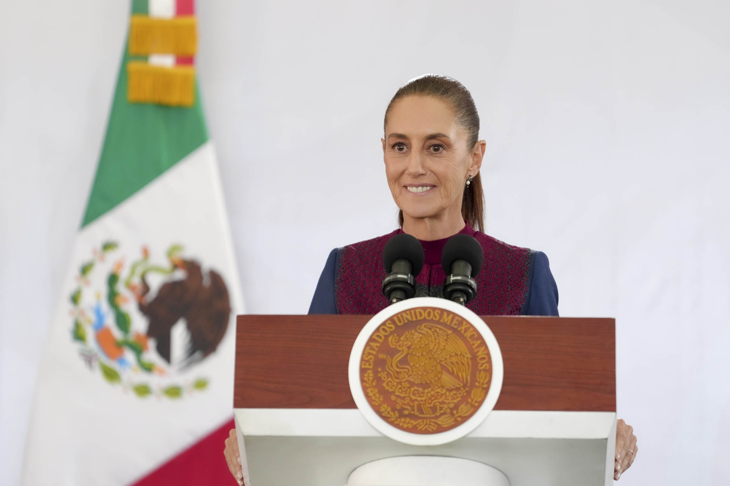 Presidenta Claudia Sheinbaum en la conferencia matutina desde Guadalupe, Zacatecas