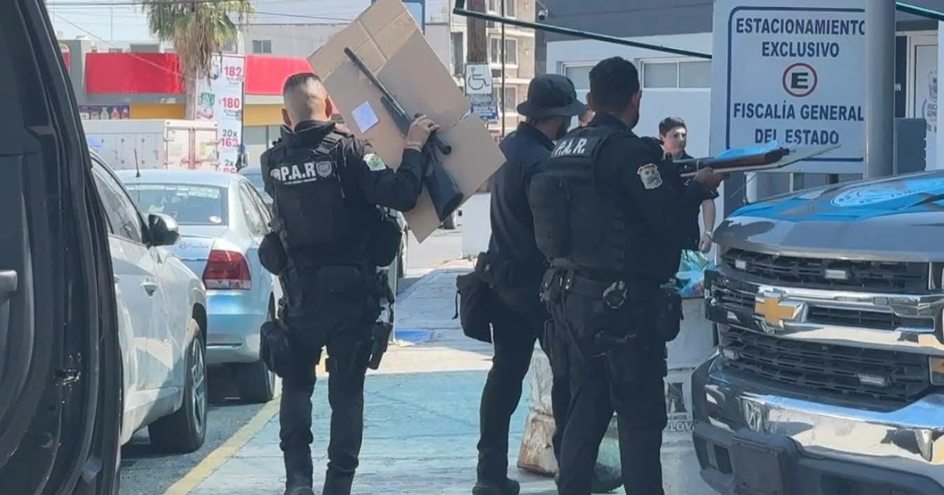 Aseguran armas y droga durante cateo en inmueble de Monclova