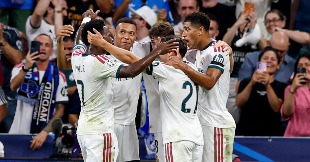 Real Madrid sufre y logra vencer al Inter de Milan en su debut de Champions League