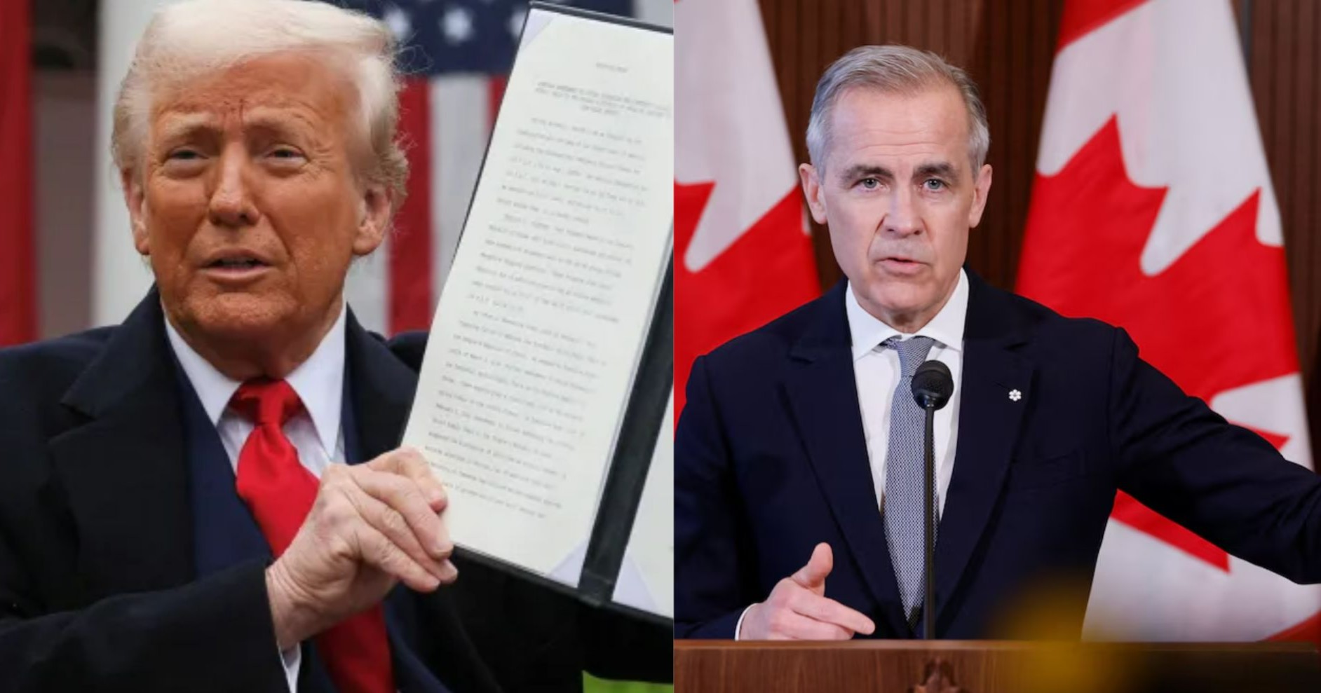 Anuncia Trump nuevas prohibiciones y aranceles a productos canadienses