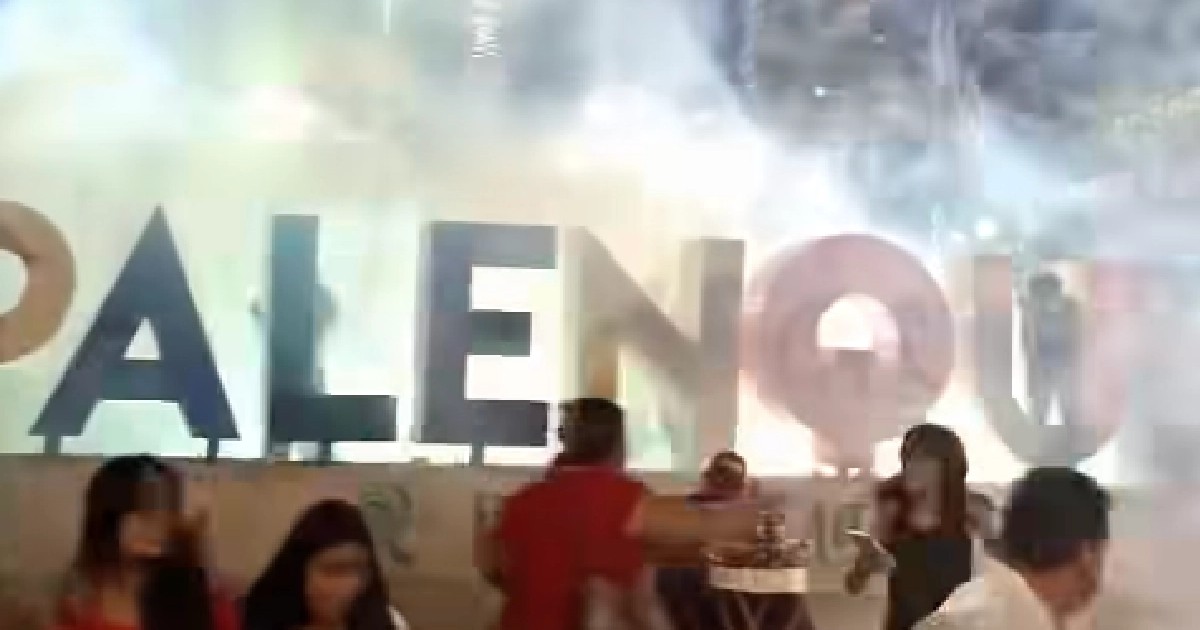Explosión de pirotecnia deja cuatro lesionados durante festejos patrios en Palenque