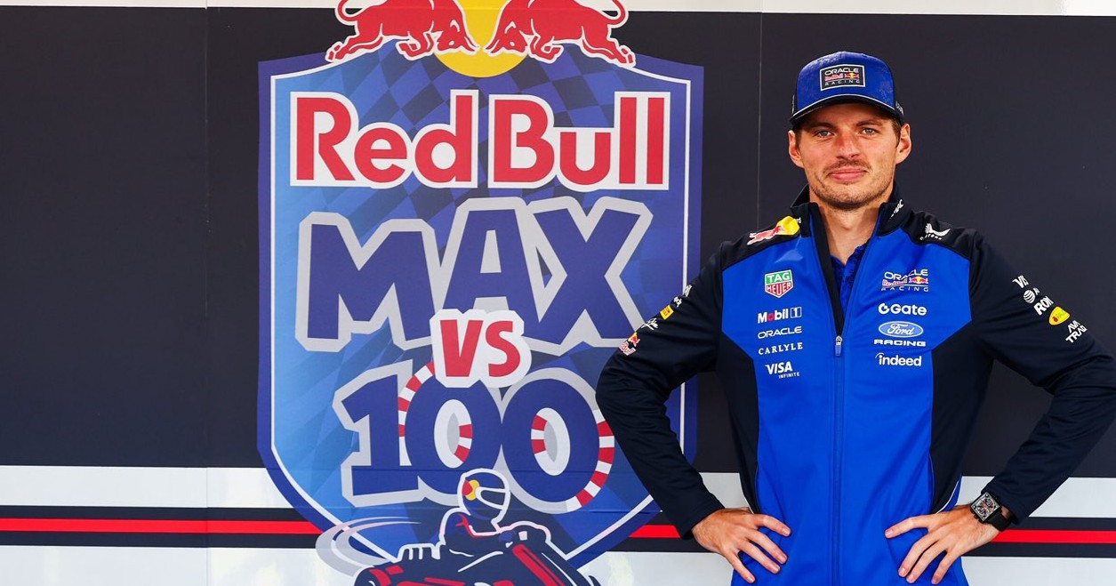 Max Verstappen supera el reto 'Max vs 100' y vence a un centenar de pilotos de karting